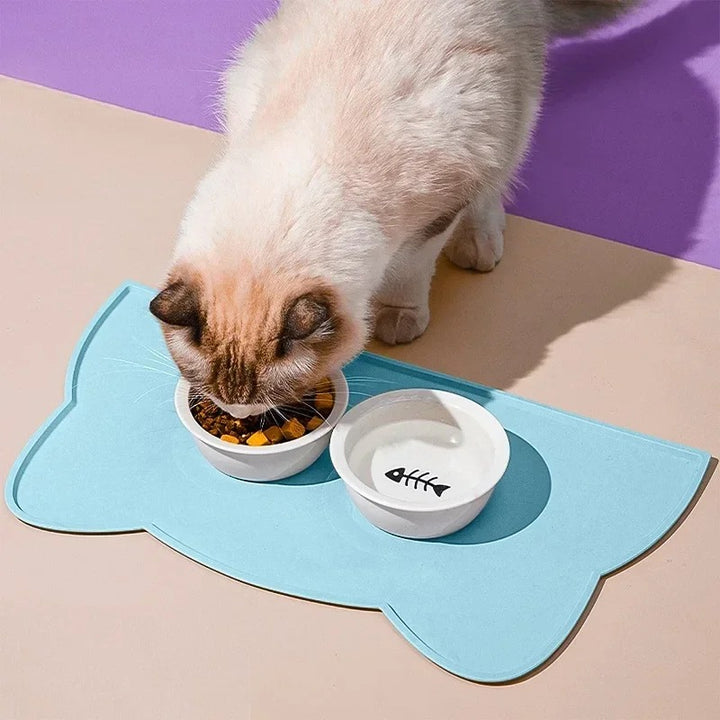 Silicone Waterproof Pet Feeding Mat for Dogs and Cats