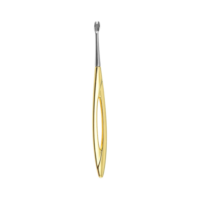 Gold Stainless Steel Cuticle Pusher and Nail File