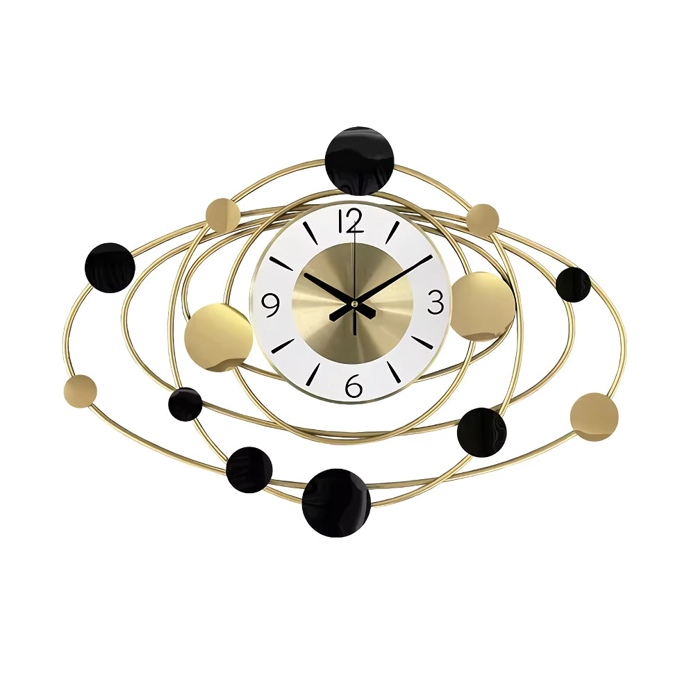 Modern Luxury Art Wall Clock for Living Room