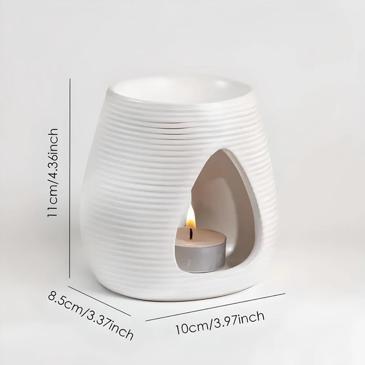 Porcelain Aroma Burner Candle Holder