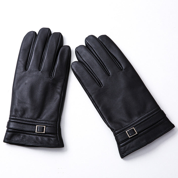 Outdoor Riding Business Men's Leather Gloves