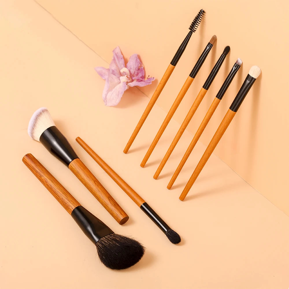 16PCS Natural-Synthetic Makeup Brush Set