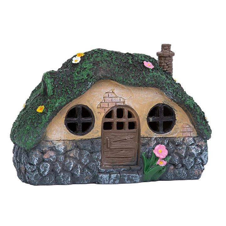 Solar Fairy Garden Shed Statue Light