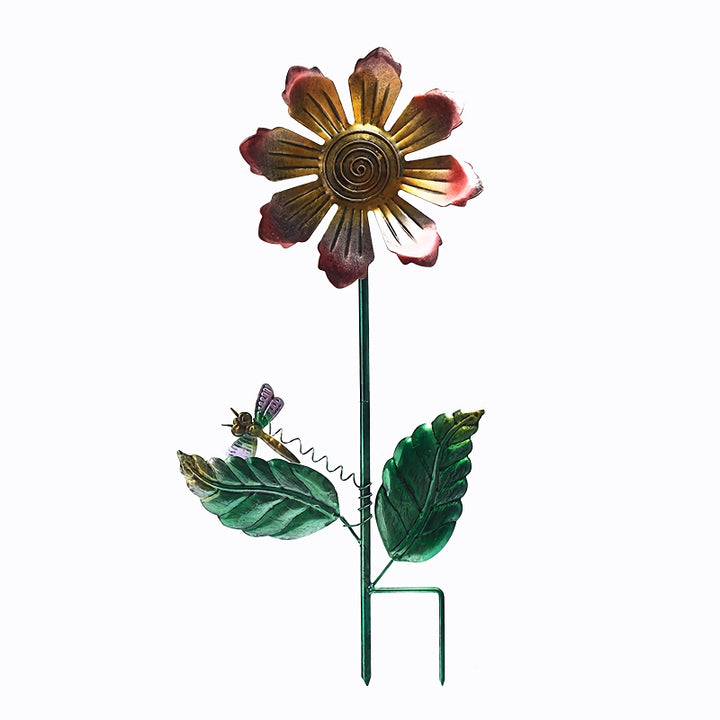 Metal Flower Garden Sculpture