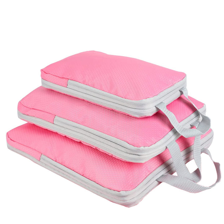 Compression Packing Cubes Set for Carry-On Luggage