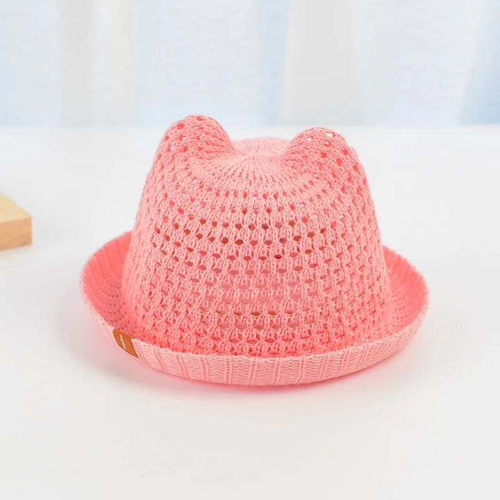 Summer Sunshade Hat with Cat Ears