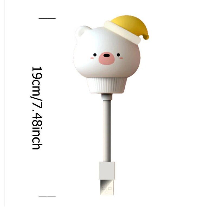 Adjustable Brightness Cartoon Night Light with Remote