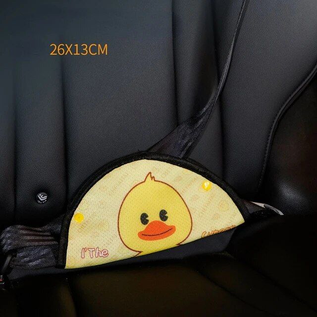 Kids Cartoon Safety Car Seat Belt Cushion and Adjuster Set