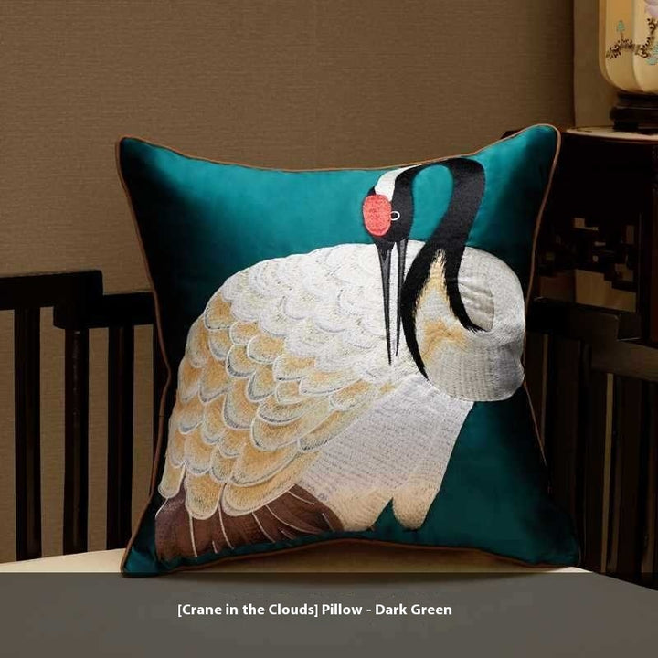 Classical Embroidery New Chinese Style Pillow Cover