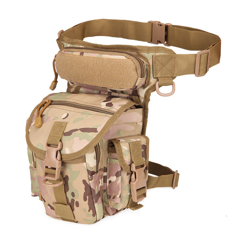 Sports riding camouflage leg bag