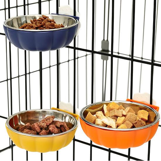 Hanging Stainless Steel Pet Bowl