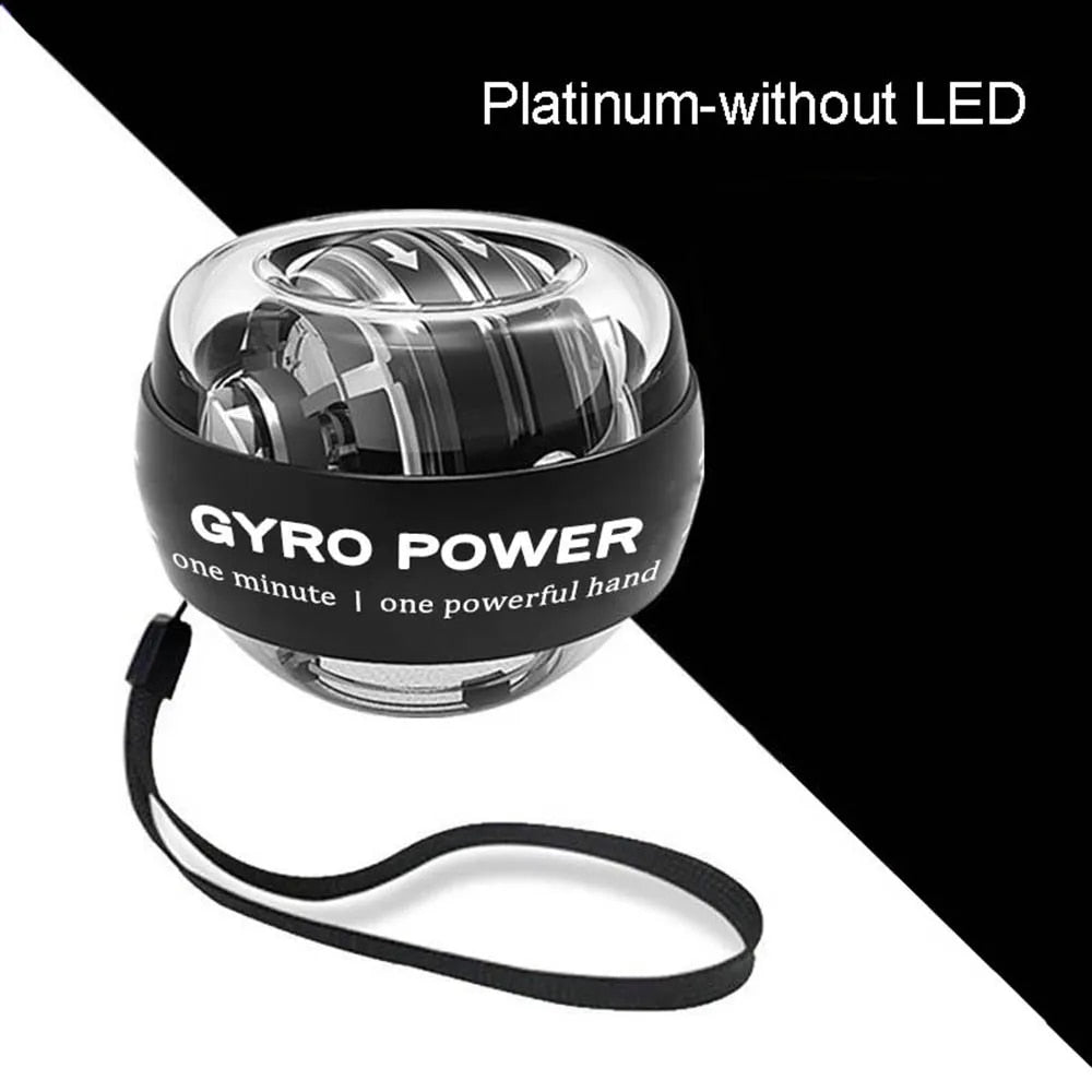 LED Gyro Wrist Trainer Ball: Auto-Start Grip & Fitness Exerciser