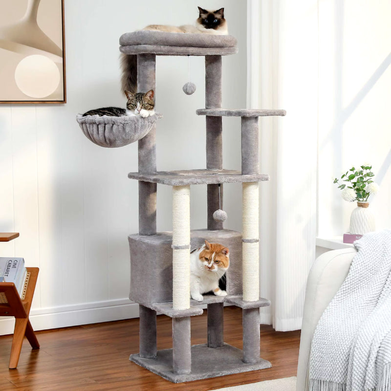 Multi-Level Cat Tree with Condo and Scratching Posts