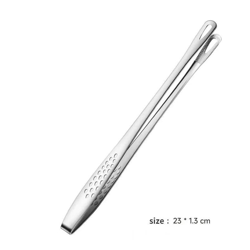 Long Handle Stainless Steel Food Tongs