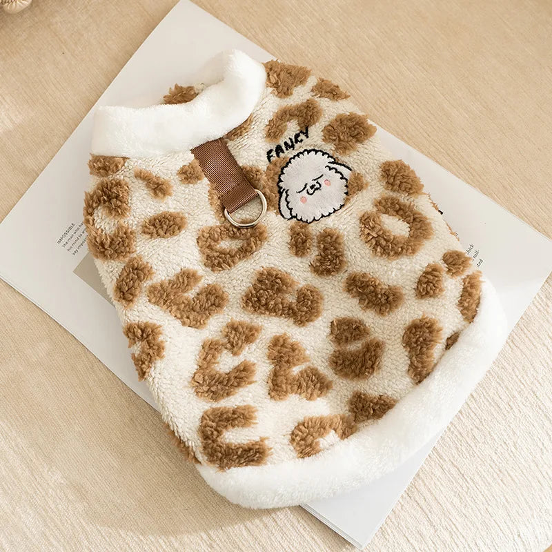 Autumn and Winter Plush Coat for Dogs and Cats