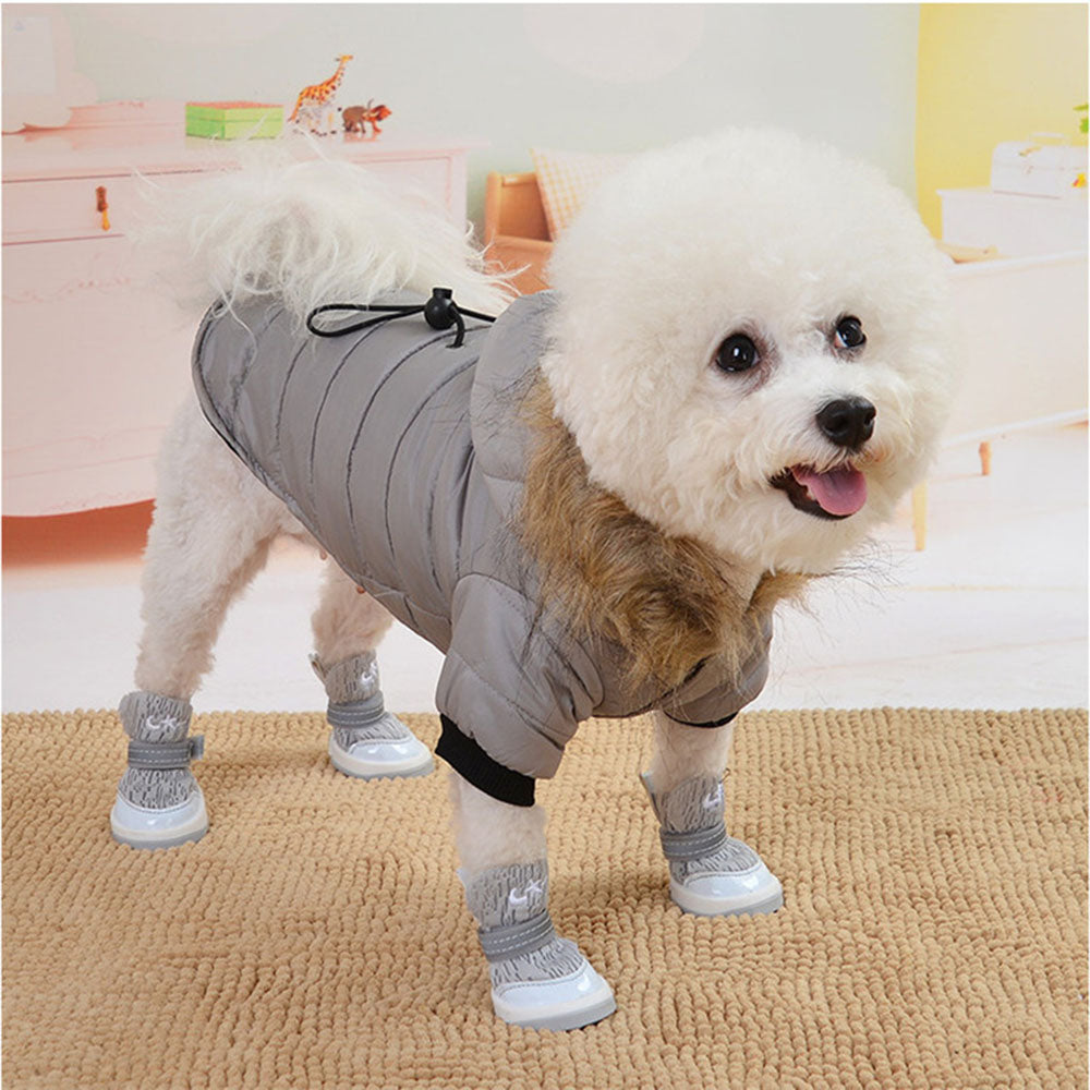 Winter Windproof Dog Hoodie Jacket