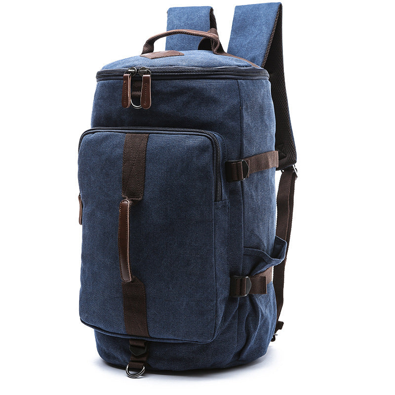 Cylinder leisure backpack computer bag