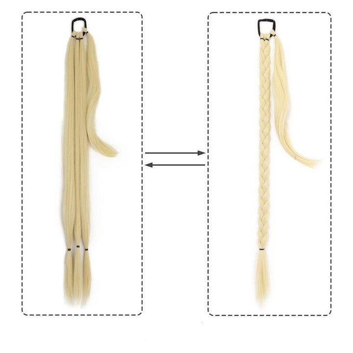 Synthetic Braided Ponytail Hair Extension