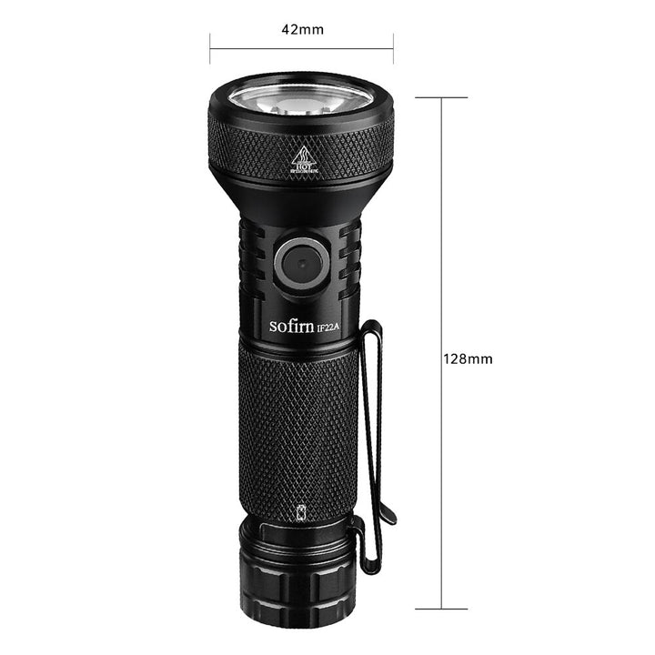 Rechargeable 2100lm High-Power LED Flashlight