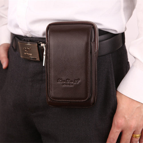 Men's Leather Waist Pack