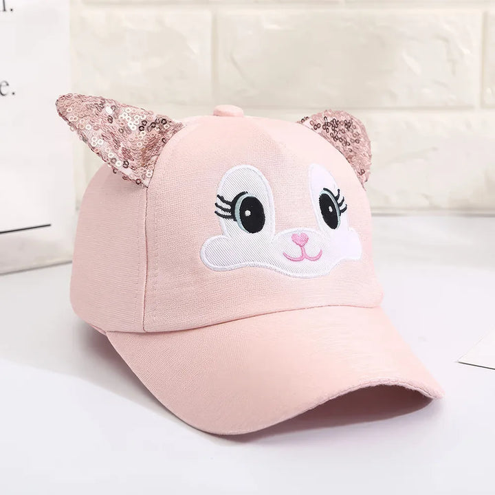 Cute Cat Ear Adjustable Kids' Baseball Cap