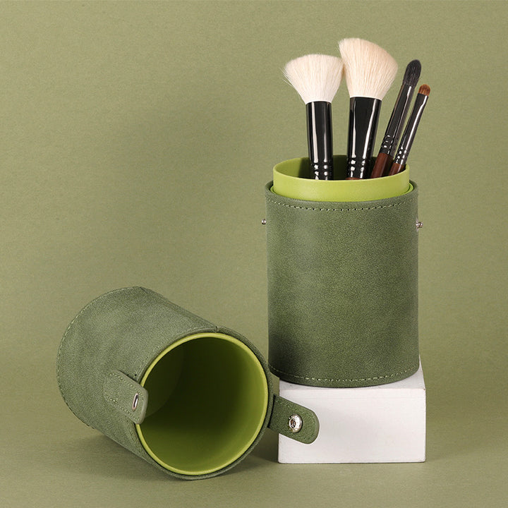 Professional Green Makeup Brush Holder Organizer