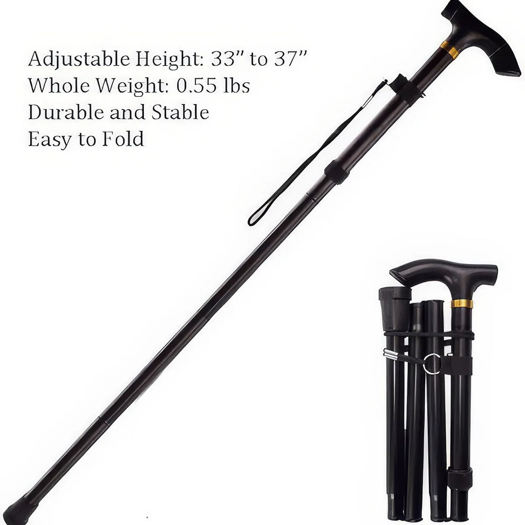 Multifunctional Folding Walking Stick: Your Ultimate Outdoor Companion