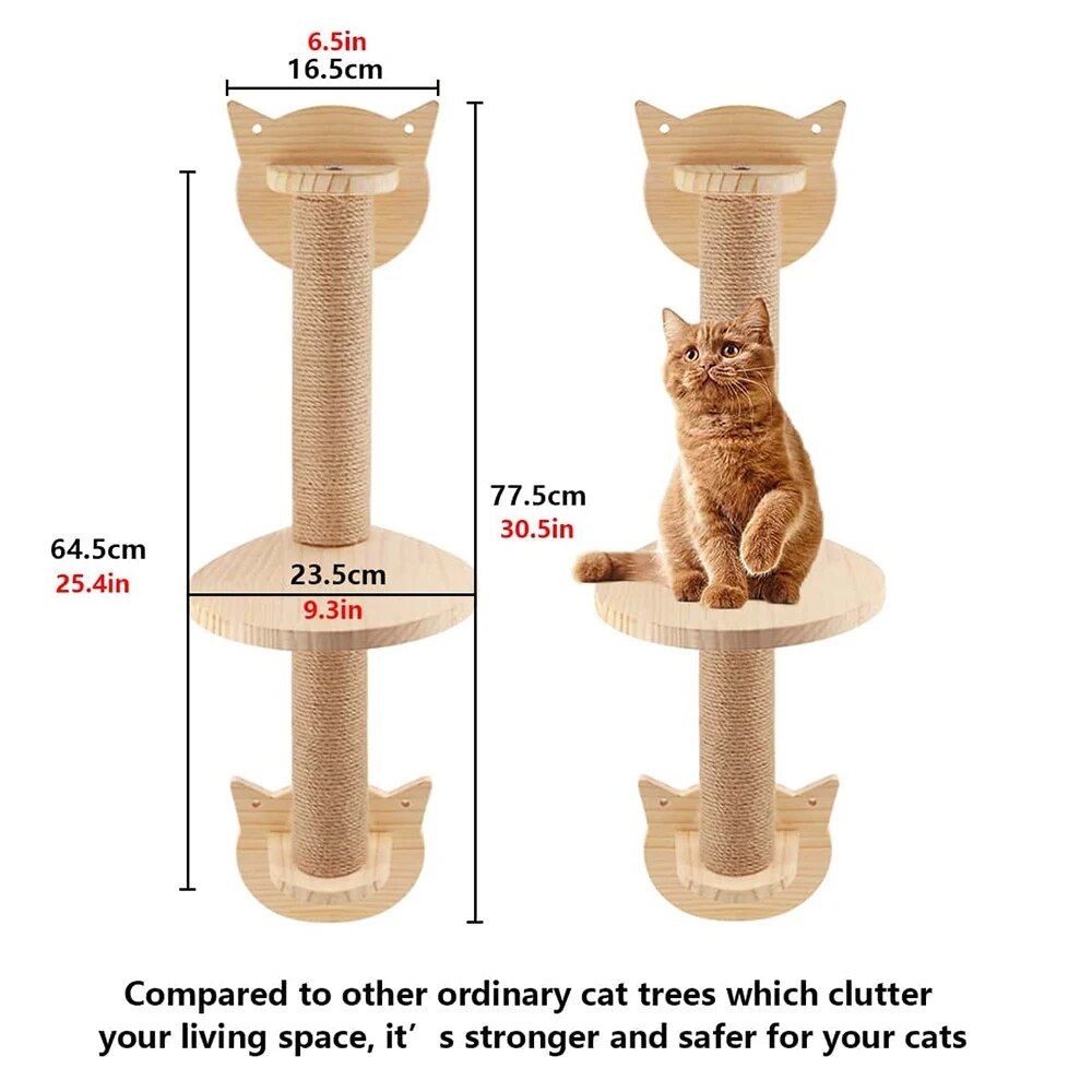 Deluxe Multi-Level Cat Tree with Hammock & Sisal Scratching Posts