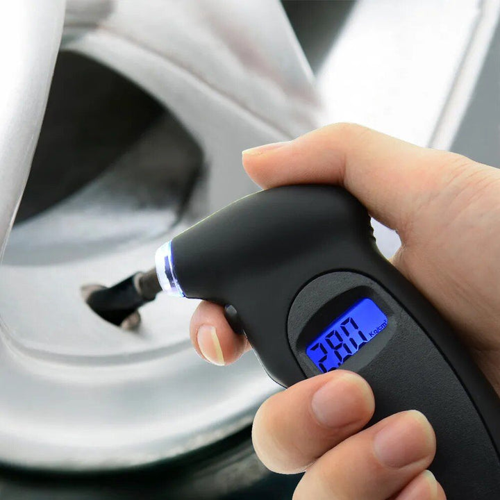 High-Precision Digital Tire Pressure Gauge with LCD Display for All Vehicles