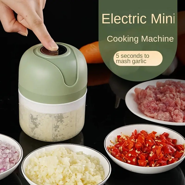 USB Rechargeable Mini Electric Garlic and Food Chopper