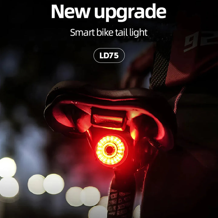 Smart Auto Brake Cycling Taillight: Illuminate Your Ride with Safety and Style