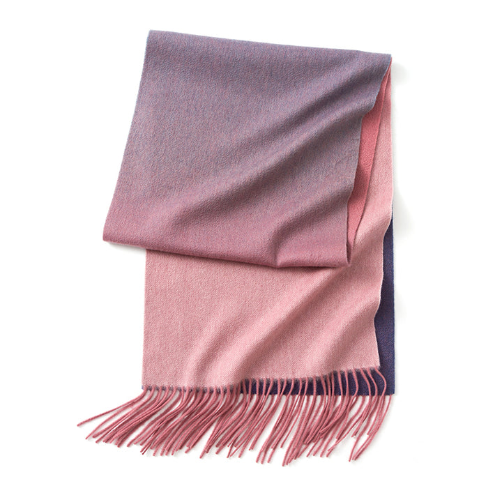 Luxurious Cashmere Scarf with Tassels - Versatile Wrap and Shawl