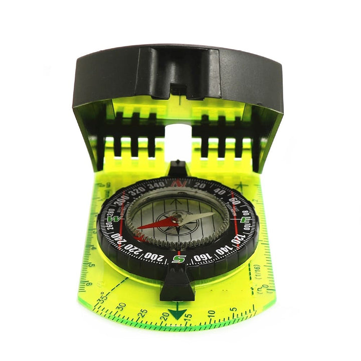 Multifunctional Outdoor Compass with Scale Map Ruler & Mirror