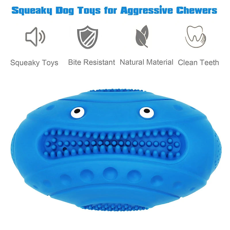 Durable Non-Toxic Rubber Dog Chew Toy for Aggressive Chewers