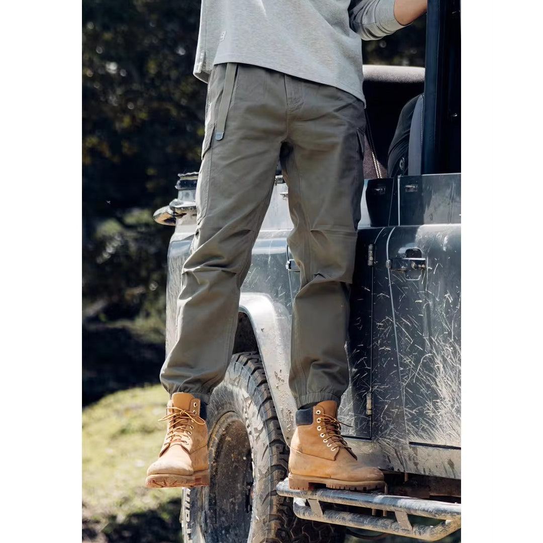 Autumn Loose Tapered Cargo Pants for Men