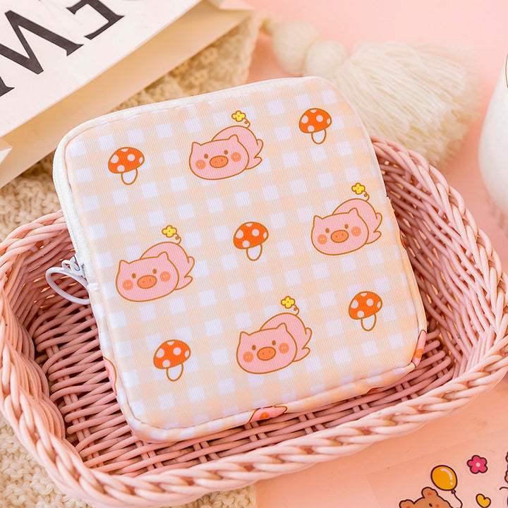 Kawaii Bear-Themed Multi-Use Organizer for Cosmetics and Sanitary Products