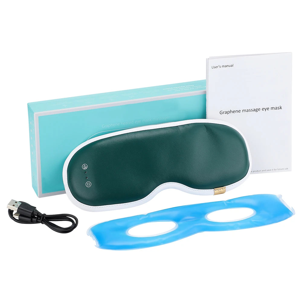 Wireless Graphene Heating Eye Mask with 3D Massage