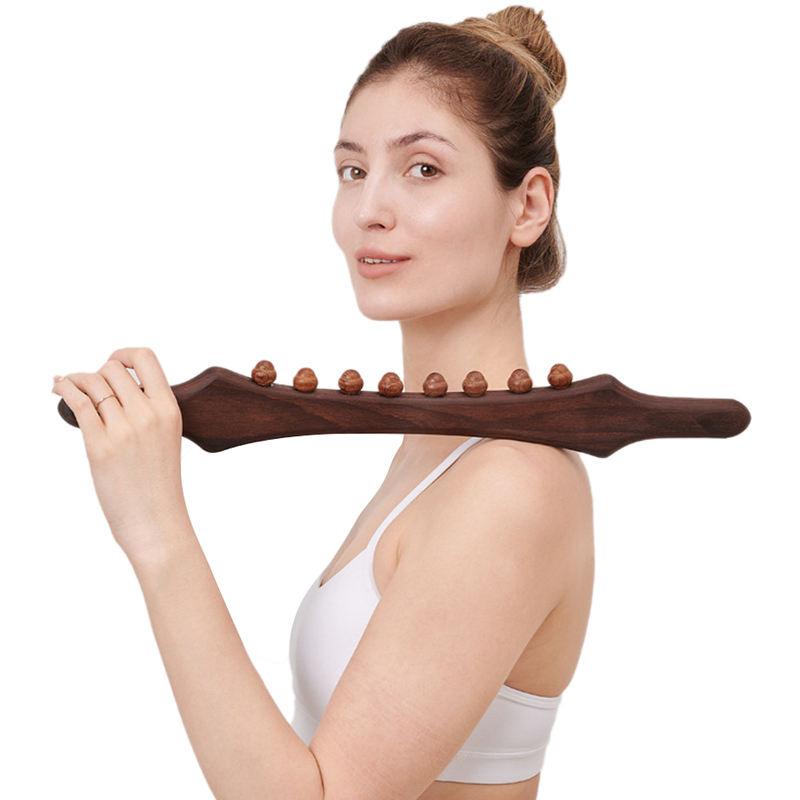 Natural Wood Guasha Scraping Stick for Full Body Massage