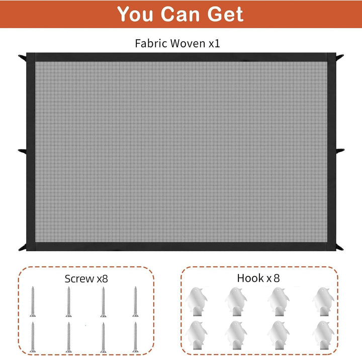 Versatile Indoor Pet Safety Fence: Foldable & Transparent Barrier for Dogs and Babies