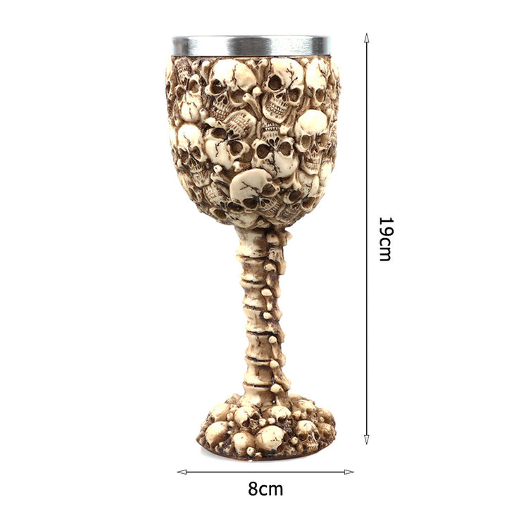 Skull Wine Glass Resin Skull Cup Personalized Tableware Ornaments