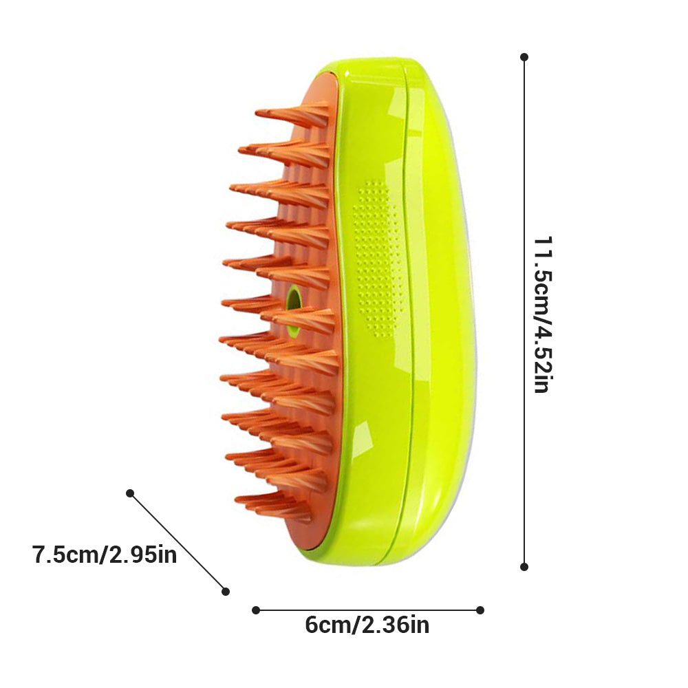 3-in-1 Pet Grooming Comb: Electric Spray Massage and Hair Removal for Cats & Dogs - USB Charging