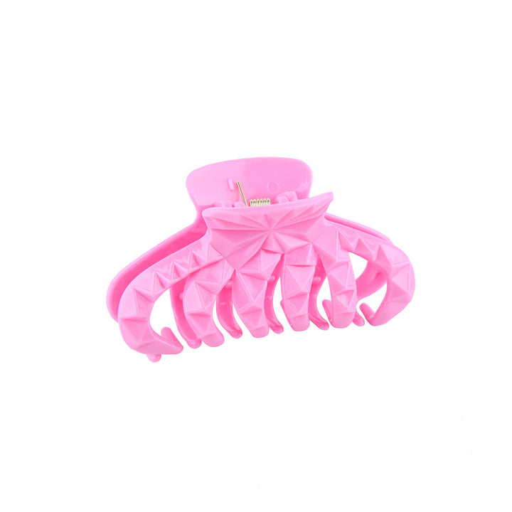 Large 9cm Resin Candy Color Hair Clip