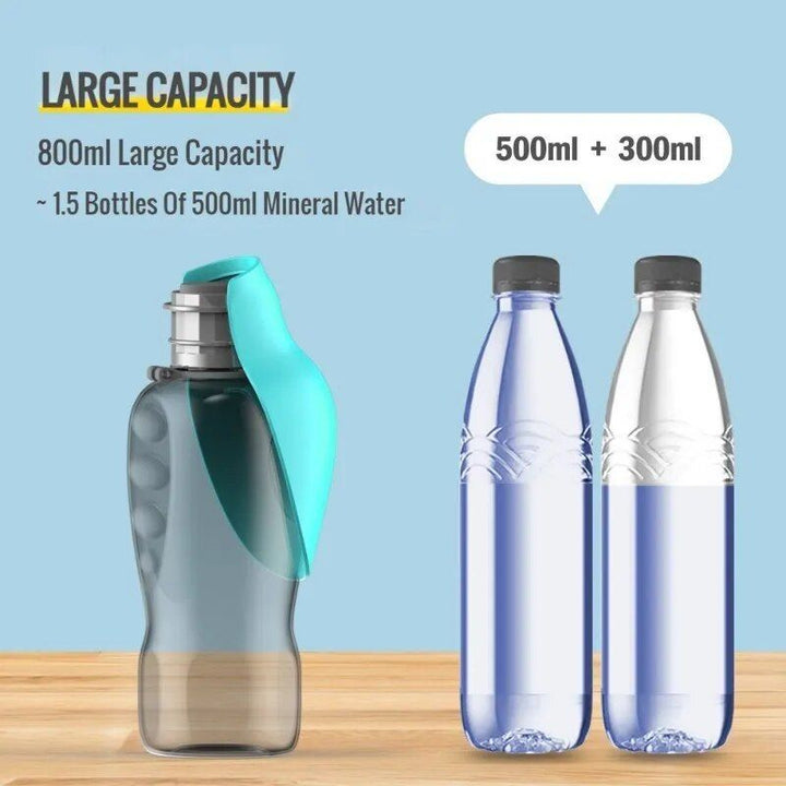 800ML Multi-Color Dog Water Bottle