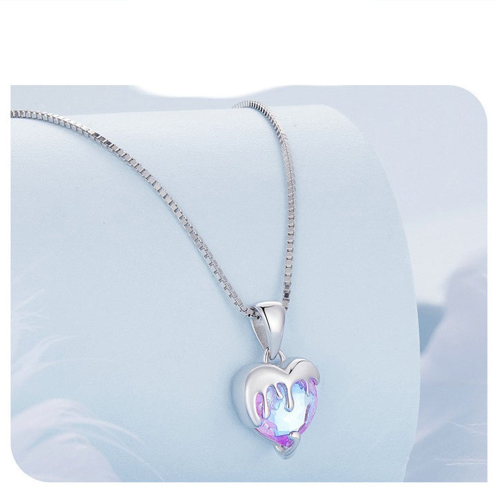 925 Silver Melting Ear Chain Necklace