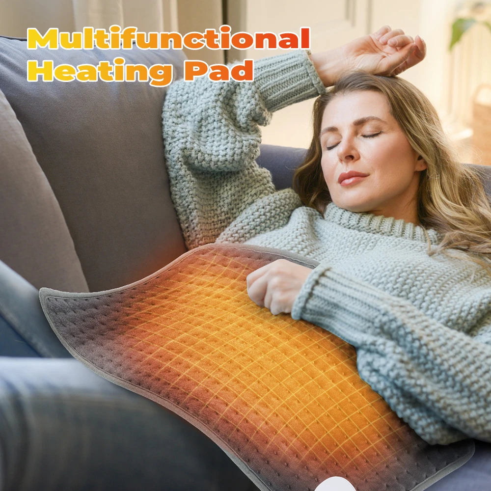 Electric Heating Pad for Abdomen, Back, and Waist – Multifunctional Warmth for Winter Relief