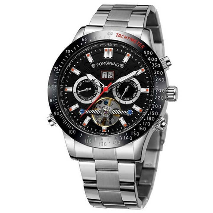 Fashion Casual Multi-function Tourbillon Automatic Mechanical Watch