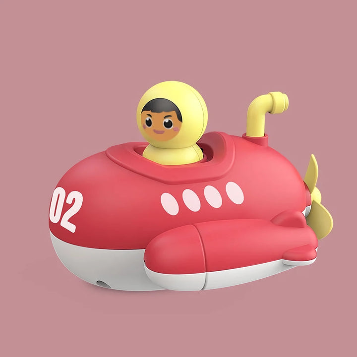 Wind-Up Submarine Bath Toy for Kids