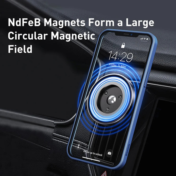 Universal Magnetic Car Phone Holder for Air Vent & Dashboard