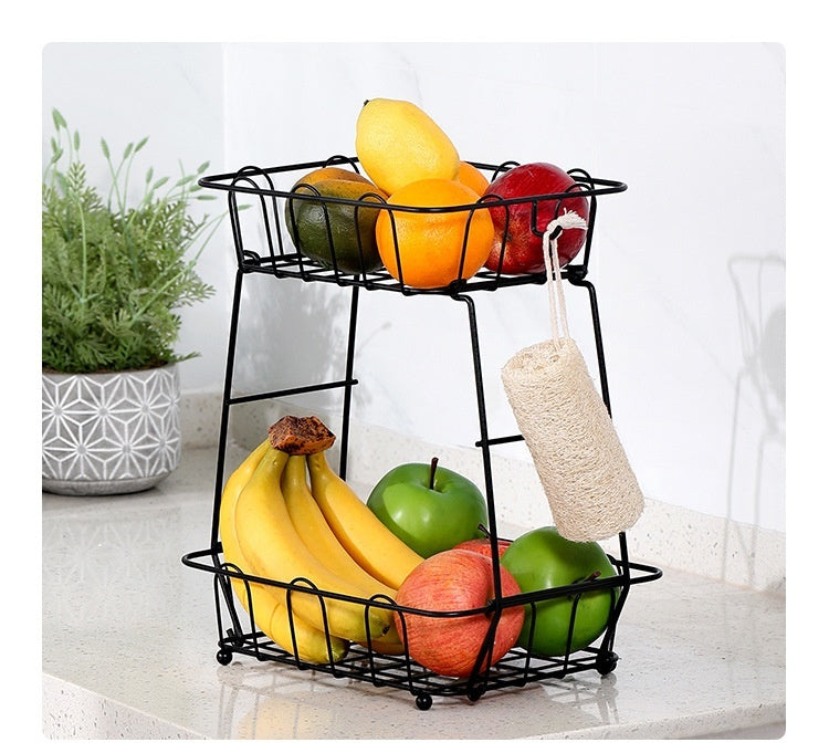 Iron Art Snack Fruit Basket Storage Basket Minimalist