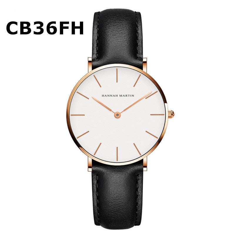 Women Watches With Japanese movement steel mesh belt waterproof watch